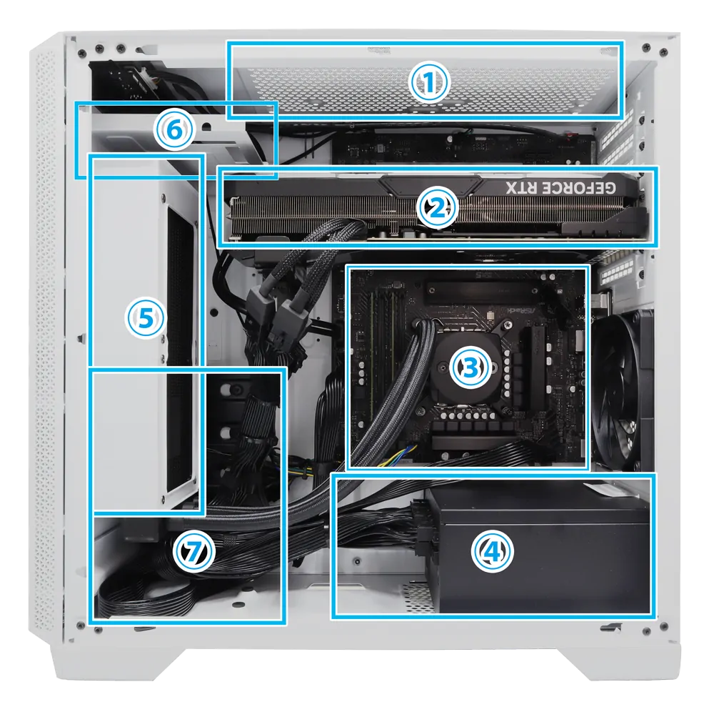 FRONTIER FRGA PCケース 本体 + ファン