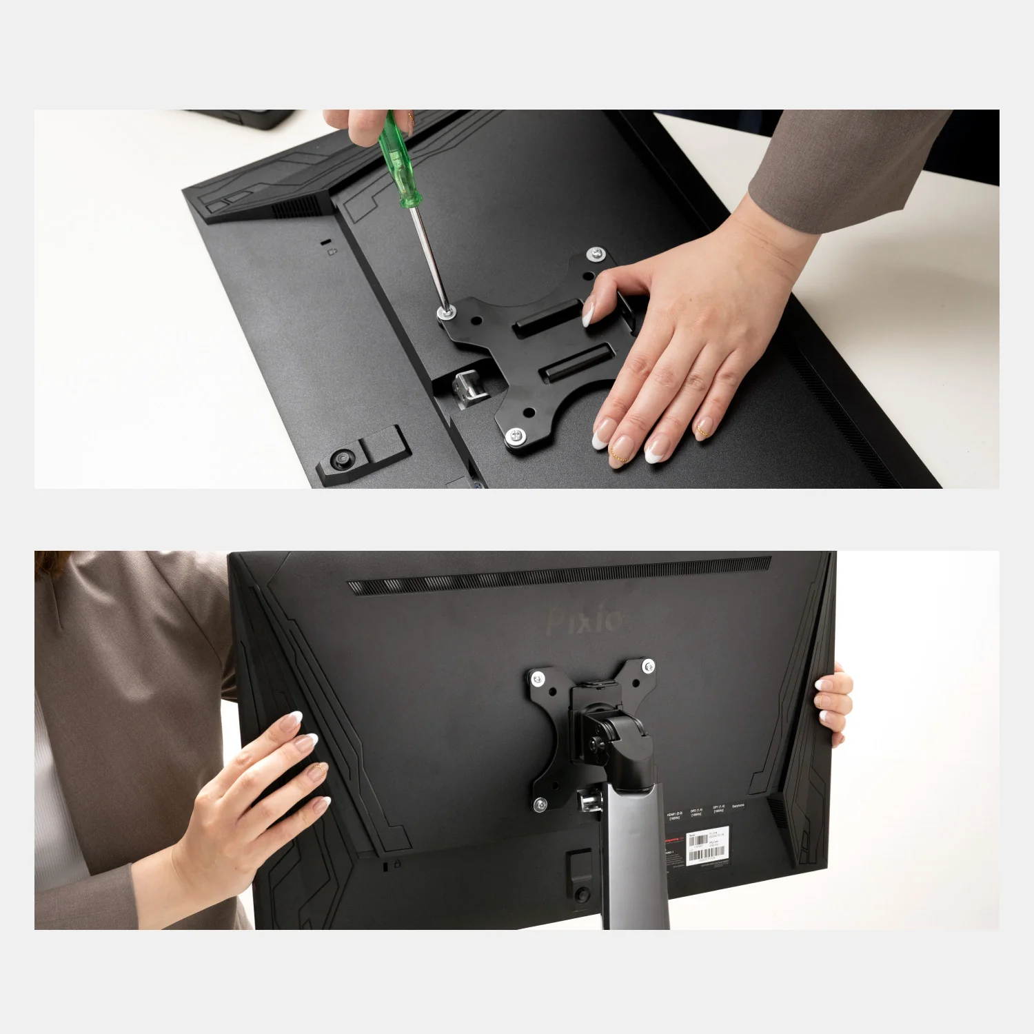BTOパソコン通販のFRONTIERPixio PS2S Monitor Arm Black: 直販