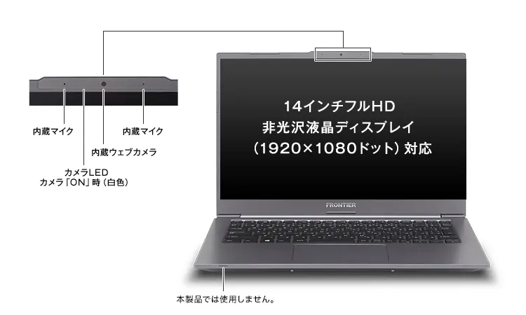 BTOパソコン通販のFRONTIERNSシリーズ(第12世代): 直販