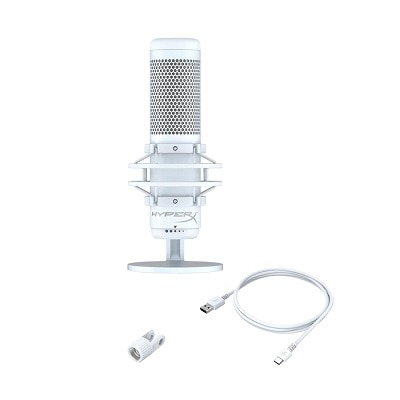HyperX QuadCast S USB マイク RGBライティング  [ホワイト]