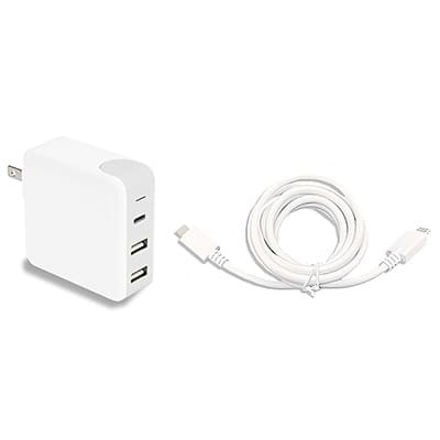 USB-PD充電器(UPD45C524P2-W)　出力USB Type-C x1ポート：PD 最大45W