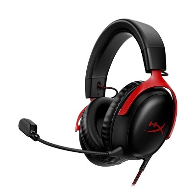 HyperX Cloud III ゲーミングヘッドセット [ブラック-レッド]