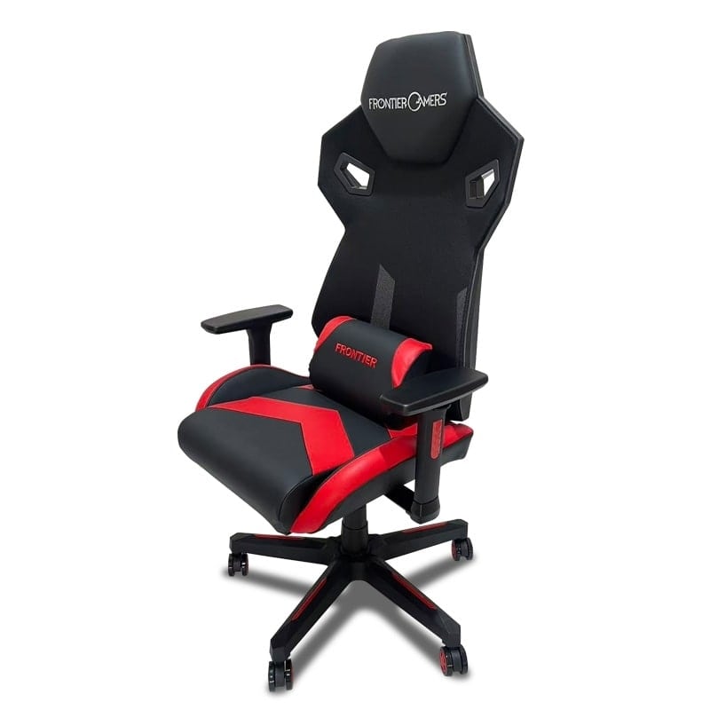 ゲーミングチェア（ブラック x レッド）FGC04-BK【未組立】