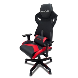 ゲーミングチェア（ブラック x レッド）FGC04-BK【未組立】