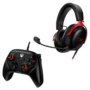 ゲーミングヘッドセット＆ゲームコントローラーセット