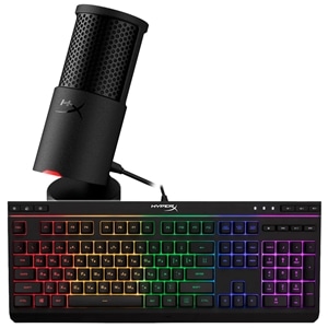 HyperX マイク・ゲーミングキーボードセット